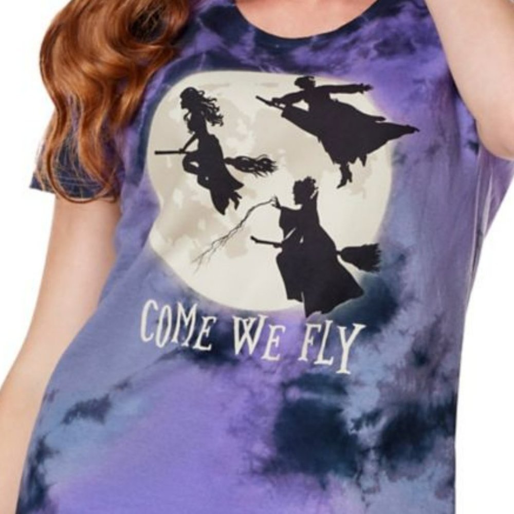 Disney Hocus Pocus Sanderson's Sister Come Fly T-shirt